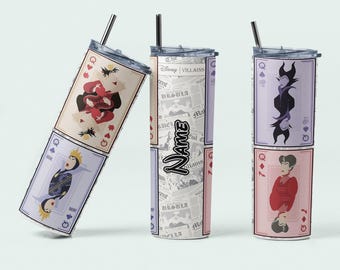 Custom Disney Bösewicht Becher, Cruella Ursula Böse Königin, Bösewicht Becher, Bösewicht Becher, passendes Familiengeschenk, Disney Urlaub Becher