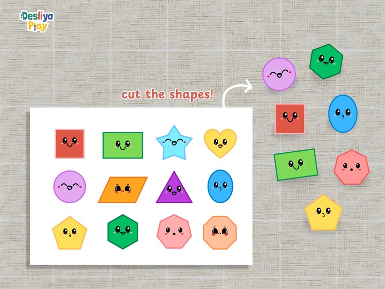 Shape Matching Activity for Kids | Printable Shape Recognition ...