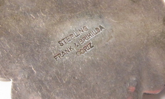 Frank & Brihilda Coriz Sterling Silver Malachite … - image 6