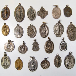 Choose Your Medal Vintage or Antique Holy Medal Saint Medals Relic - Etsy