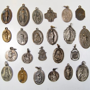 Choose Your medal! Vintage or Antique Holy Medal Saint Medals Relic