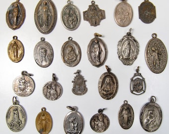 ¡Elige tu medalla! Reliquia de la Santa Medalla Santa Vintage o Antigua