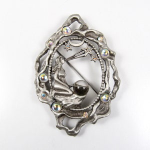 バレリーナの妖精のブローチ（銀色） JJ brooch fairy pins