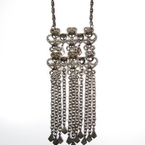 Grote vintage sierlijke gekoppelde hanger multi ketting kwastje ketting runway statement