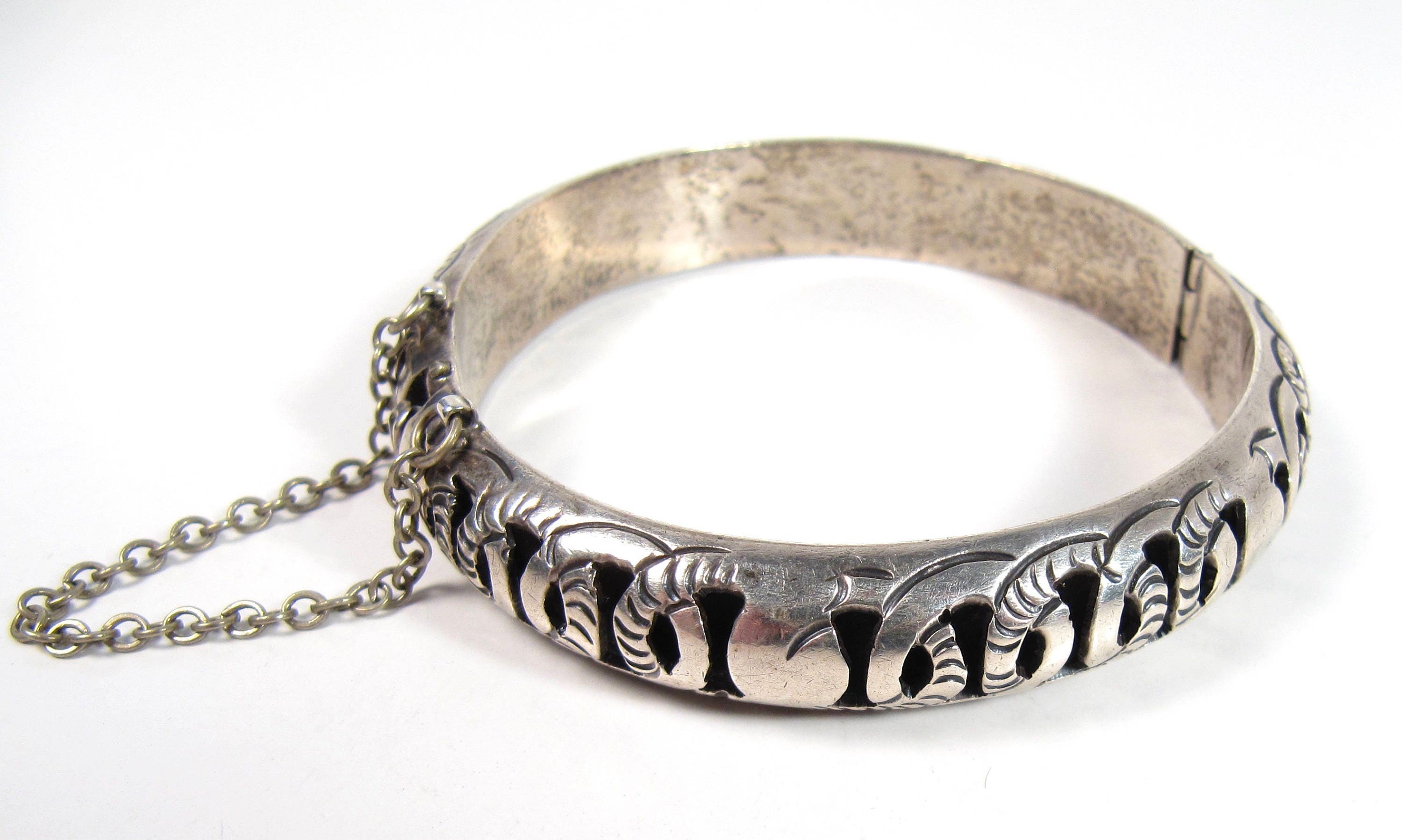 メキシコシルバー　バングル Mexican Jewelry Silver Braids Bangle / メキシカンジュエリー