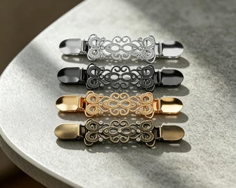 Anti-Slip Trouser/Skirt Clips, No-Seam Bronze Buckles, Anti-Exposure Sweater Safety Buttons, A Gift for Mothers