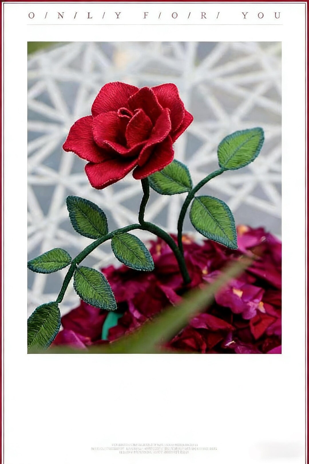 Stumpwork Roses Stumpwork Rose Hand Embroidery Kit With Tutorial Video 3D Embroidery ...