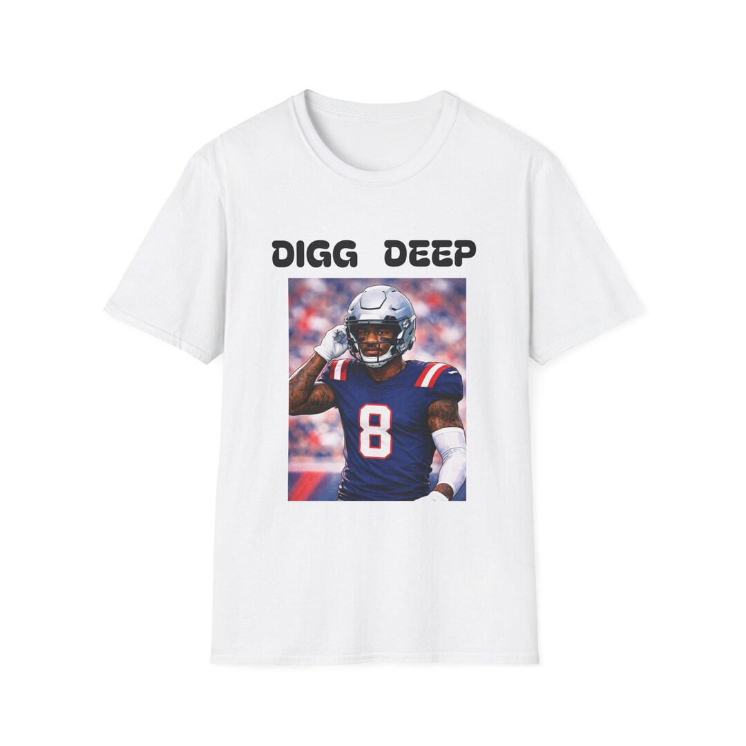 Digg Deep Football Player T- Shirt - Etsy
