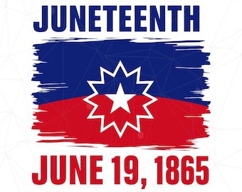 Flaga Juneteenth, czerwono-biało-niebieska, PNG, Święto Wolności Afroamerykanów Juneteenth 1865, PNG, Dzień Emancypacji, czarno-biały, PNG