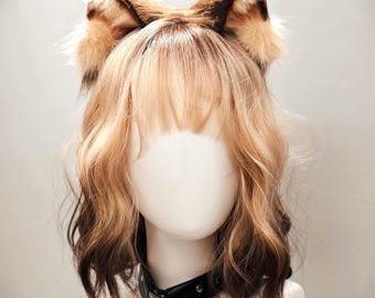 Handgefertigte Siamkatze Kunstpelz Ohren Schwanz Perücke Choker Set Kemonomimi Cosplay Kawaii Geschenk Anime Halloween Fantasy Kostüm Accessoire Für Sie OC