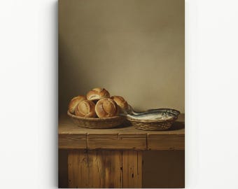 Five Loaves and Two Fish, Digital Download, Christian Wall Art, Symbolic Christian Art, Bible Story Wall Art, Artful lds