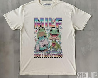 Man I Love Frogs Vintage Graphic Shirt, Retro 90s Funny Frog Style Shirt, Fun Frog Meme Shirt, Funny Shirt Gifts, Toad Lovers