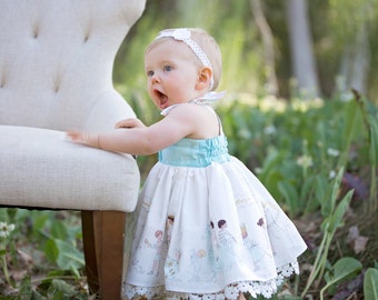 Lauren Baby Doll Style PDF Sewing Pattern & Tutorial, All sizes 0-3m through 18-24m Included.