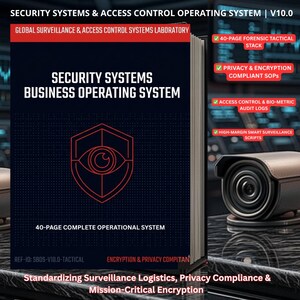 Security Systems Business Operating System | SOP Manual, IP Camera Installation Guide (Digital PDF)