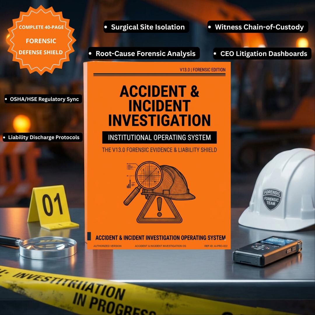 Accident Investigation Operating System | Forensic Incident Report ...