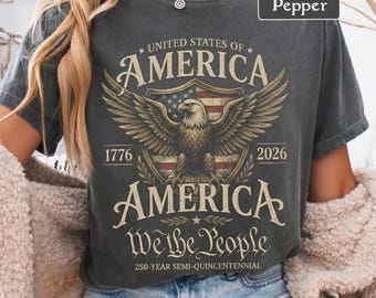 Maglietta per la celebrazione dei 250 anni dell'America, maglietta per l'anniversario 1776-2026, maglietta patriottica con fiocco floreale, regalo per il 250° compleanno degli Stati Uniti, maglietta storica della libertà