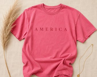 Maglietta "Patriotic Mama", maglietta "Cool Mom America", magliette coordinate per la famiglia per il 4 luglio, maglietta "Aesthetic Mom Life USA", regalo estivo per mamme patriottiche
