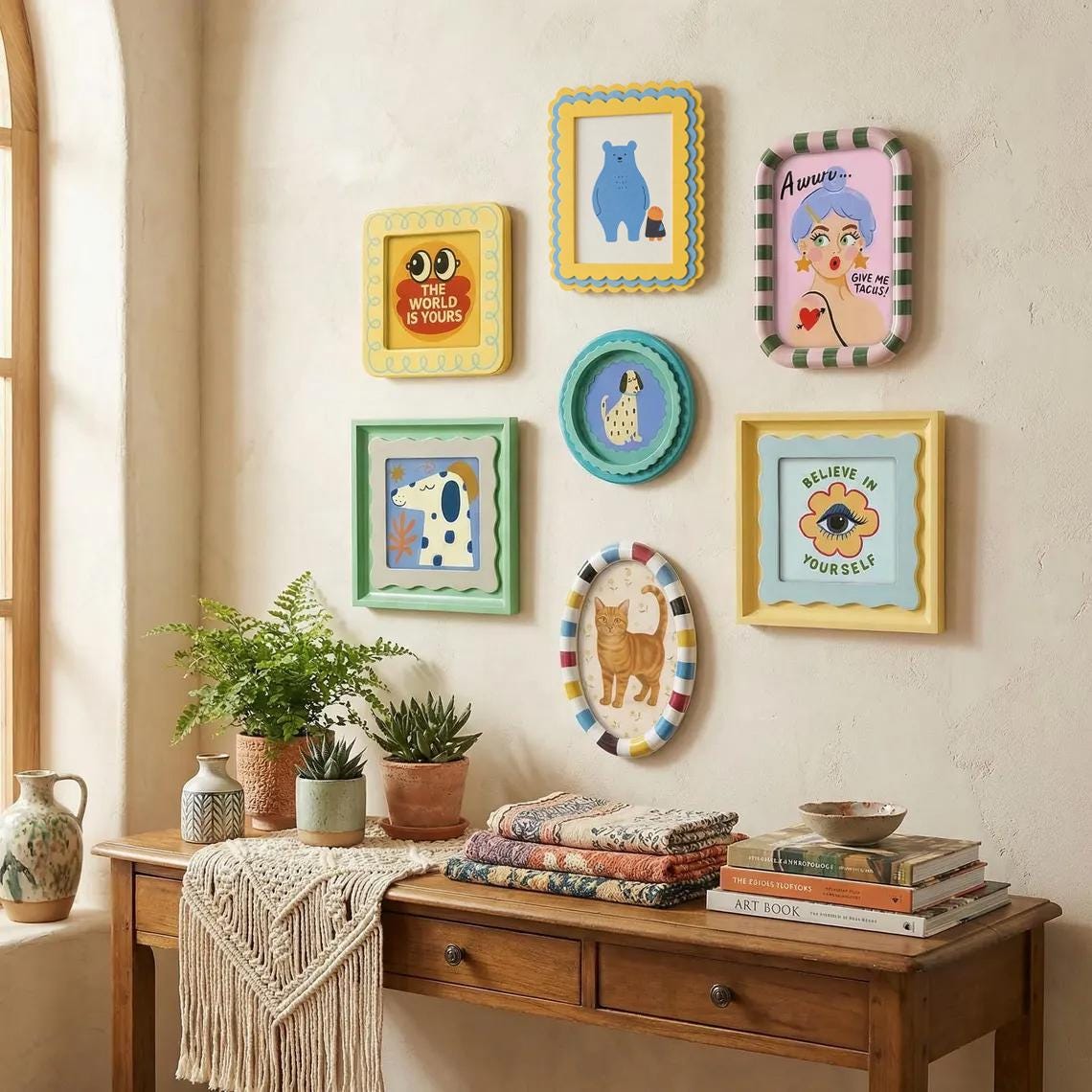 Picture Frames With Clock - Etsy