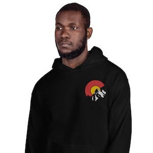 Colorado Unisex Hoodie Sweater, Colorado Flag, Colorado Hoodie, CO Hoodie, Colorado Sweatshirt, Colorado Gift, Colorado Flag Hoodie, Hoodie