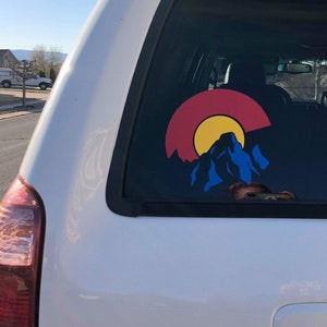 Colorado Sticker, Colorado Souvenir, Colorado Gifts, Colorado, Car Decal, Colorado Mountain Sticker, Colorado Decal, Colorado Flag Decal