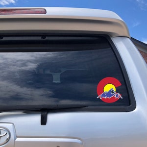 Colorado Mountain Aufkleber, Colorado Flag Sticker, Colorado, Colorado Sticker, AutoAufkleber, Autoaufkleber, Colorado Souvenir, Colorado Geschenk