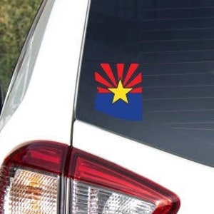 Arizona State Car Sticker, Arizona State Car Decal, Car Decal Arizona, Arizona Gift, Arizona decals, Vinyl Decal, Car Sticker, Arizona Flag