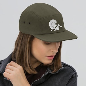 Five Panel Colorado Hat with Colorado C Mountains, Colorado, Colorado Hat, Trucker Hat, Baseball Hat, 5 panel, Cap, Mountain Hat, Unisex