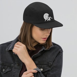 Five Panel Colorado Hat with White Colorado C over Mountains, Colorado, Colorado Hat, Baseball Hat, 5 panel, Cap, Mountain Hat, Unisex hat