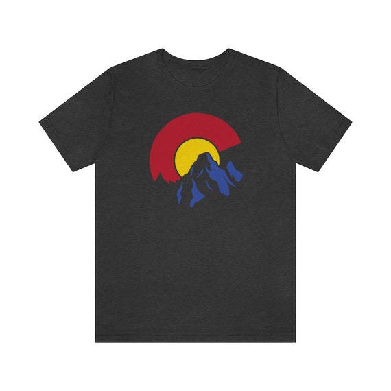 Colorado Flag Mountain T Shirt Gift Colorado Flag Mountain T Shirt Gift