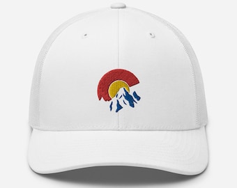 Colorado, Gorra de Colorado, Calcomanías de Colorado, Gorra de béisbol Colorado C, Gorra de camionero, Regalo de Colorado, Visera de Colorado, Varios colores disponibles