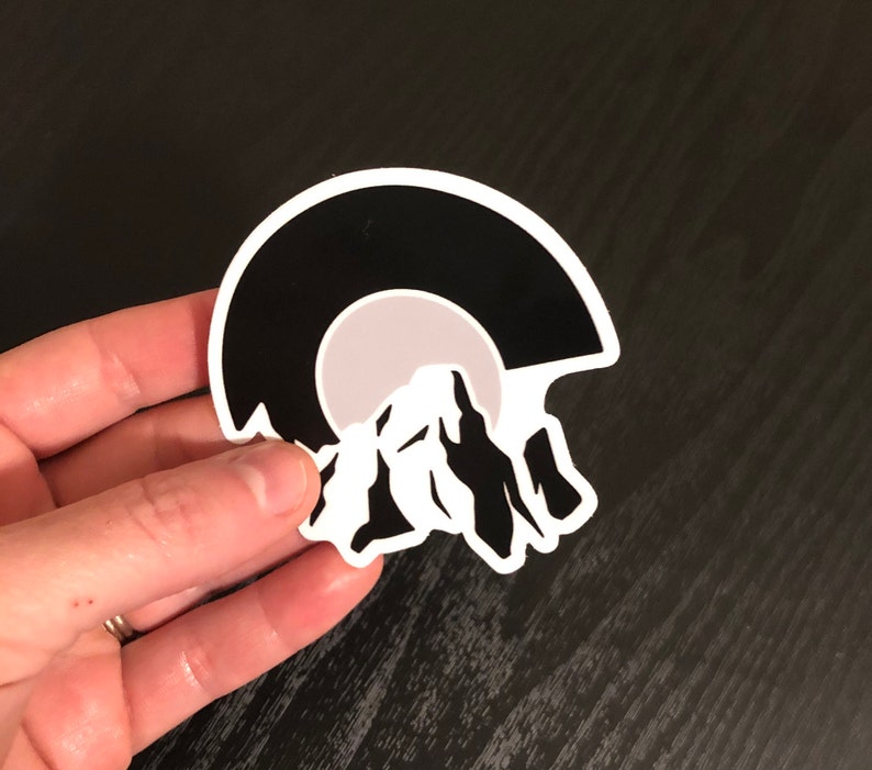 Colorado Mountain Sticker Colorado Sticker Colorado Decal Etsy