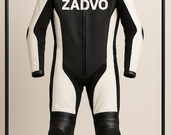 Custom Leather Motorcycle Racing Suit – CE Protection, Custom Fit