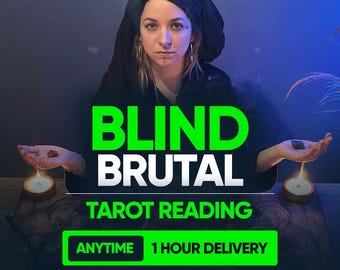 Same Hour Blind Brutal Tarot Reading – What You’re Avoiding Revealed, Raw Truth, No Sugarcoating, Direct Answers, Honest Insight