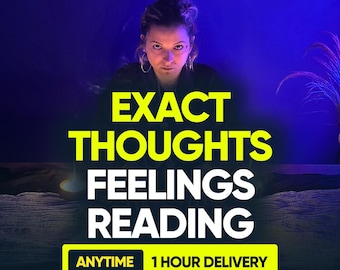 Lecture des pensées exactes, MÊME HEURE | Pensées exactes très détaillées Lectures exactes de sentiments, lecture d'amour de tarot, à quoi pense-t-il Amour futur