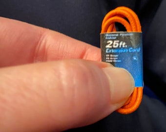 1 inch scale orange extension cord package
