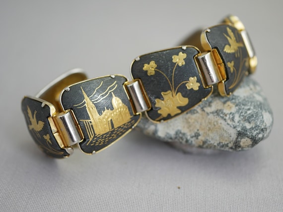 Spanish jewelry black and best sale gold