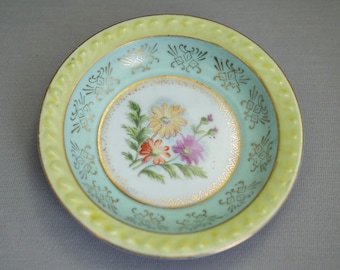 Vintage Occupied Japan Painted Small Dish Made in Japan Flower Dish Small Bowl