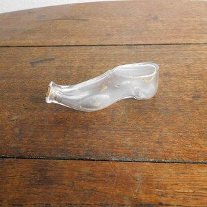 Antique Bottle Shoe Shaped Bottle with Cork Small Shoe Bottle