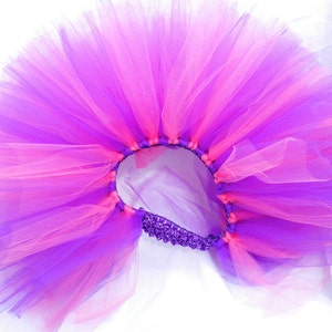 READY TO SHIP Dog Tutu: Bubblegum Pink & Purple Dog Tutu Small, Medium, Large Birthday Dog Tutu image 4