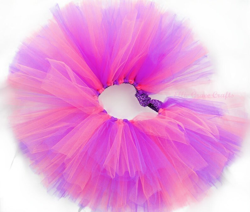 READY TO SHIP Dog Tutu: Bubblegum Pink & Purple Dog Tutu Small, Medium, Large Birthday Dog Tutu image 5