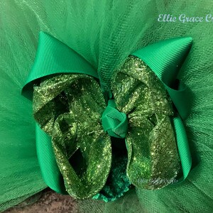 St. Patrick's Dog Tutu: Emerald Green Dog Tutu Small, Medium, Large, XL Fairy Dog Tutu image 8