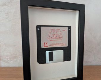 Moldura para disquete - X-wing - 1992 - Disquete emoldurado