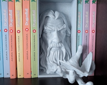 Bloco de canto para livros - Gandlaf, o Mago - aparência de mármore