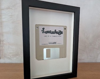 Disquete emoldurado - Lemmings - 1991