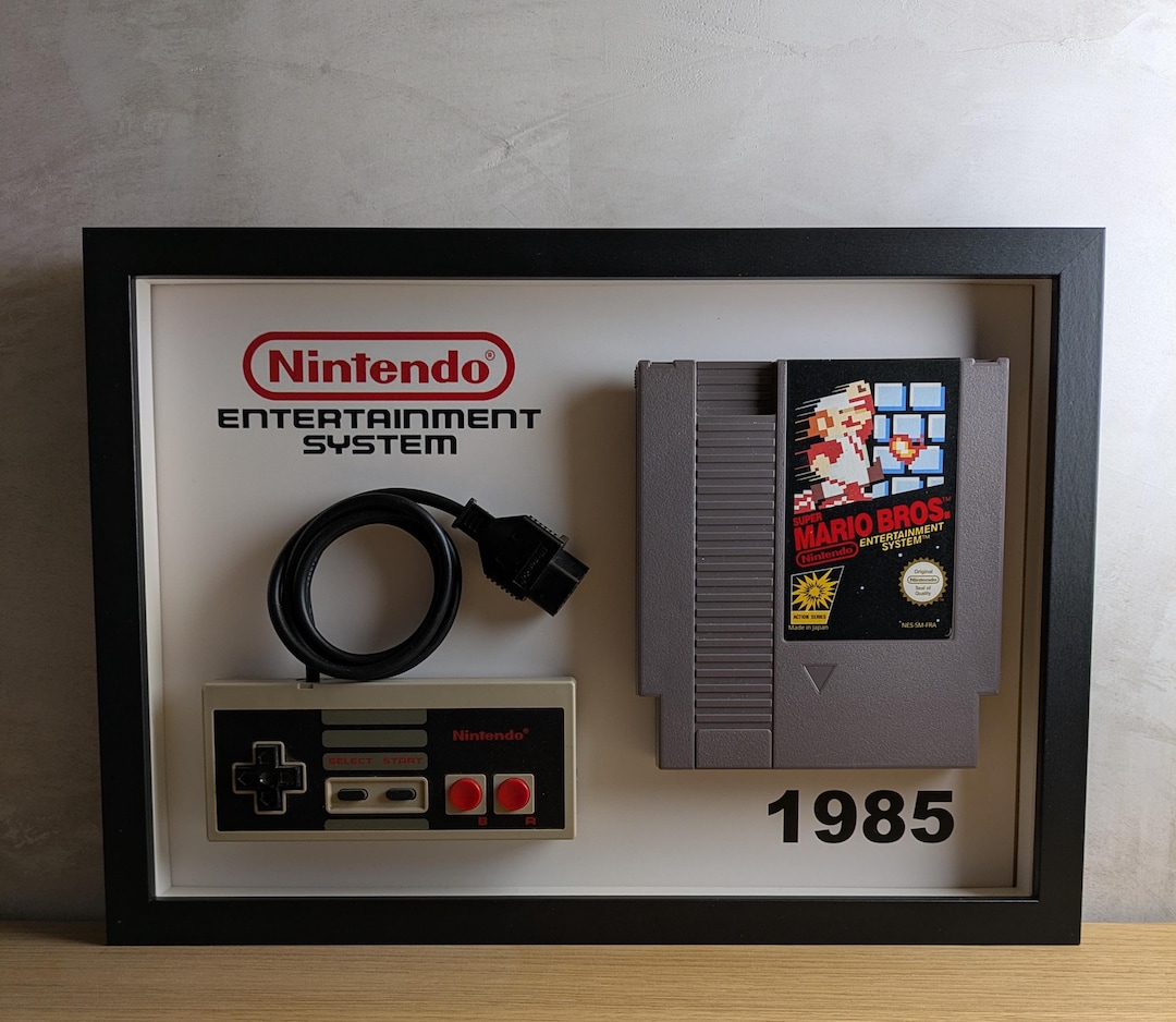 Nintendo NES Frame 1985 - Etsy
