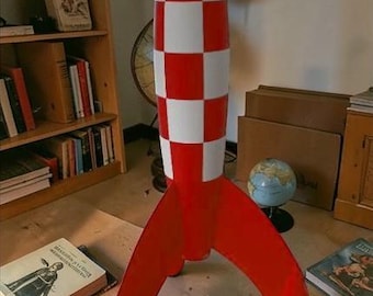 Tintin Moon Rocket - 1 meter