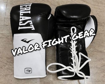 Everlast Boxningshandskar: Lädertränings-sparringshandskar