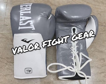 Everlast Boxningshandskar: Lädertränings-sparringshandskar