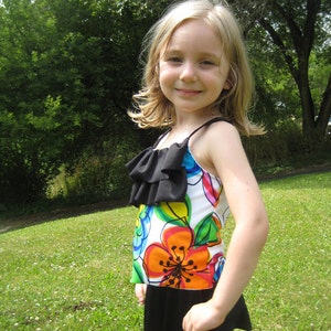 Big Girl Swim Tops PDF Sewing Pattern - Etsy