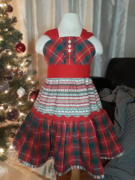 girls size 4 christmas dress